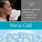 White Towel Services 8" x 8in Moist Cotton Towel Individually Wrapped - Image 6