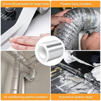 DGSL Aluminum Foil Tape, 3in x167ft Silver Metal High Temperature Heavy Duty - Image 6