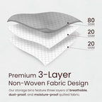 Reli. 60L Clothes Storage Bags Foldable Closet Organizers & Closet Storage - Image 6