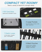 BAGSMART Large Electronics Organizer Travel Case, Travel Cable Organizer Bag - Image 3