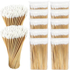 500/1000 Count 6'' Long Round/Pointed Cotton Swabs Durable Stem, Lint- Free Gun by GUNTECHKIT