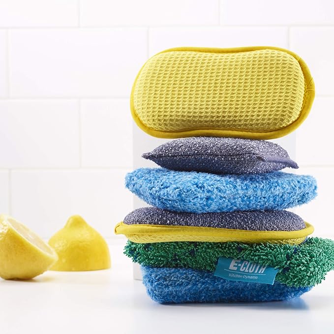E-Cloth Washing Up Pad, Premium Microfiber Non-Scratch Kitchen Dish Scrubber - Image 5