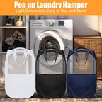 9Pcs Mesh Hamper Pop up Hampers - Image 5