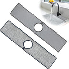 Bimkole 2 PCS Faucet Absorbent Mat, Kitchen Faucet Sink Splash Guard Wraparound by Bimkole