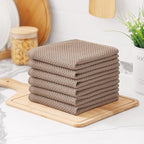 Kitinjoy 100% Cotton Kitchen Dish Cloths, 8 Pack Waffle Weave Ultra Soft - Image 7