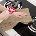 Homaxy 100% Cotton Waffle Weave Kitchen Dish Towels, Ultra Soft Absorbent Quick - Image 5