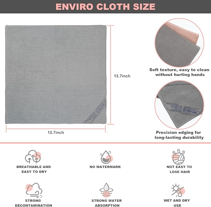 Enviro Cleaning Cloth Set, Quality Replacement - Image 3