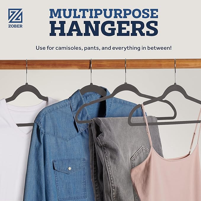 Zober Velvet Hangers 50 Pack - Image 6