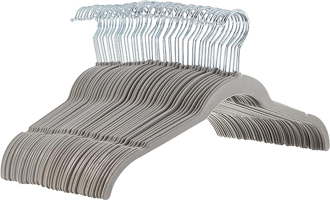 Amazon Basics Slim, Non-Slip Shirt Clothes Hangers by AmazonBasics