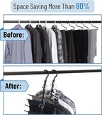 Mr. Pen- Space Saving Hangers for Clothes, Plastic Multi Clothes Hangers Space - Image 6