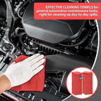 HOMERHYME Shop Towels Rags, 100 Pack Microfiber Cleaning Cloth Bulk Absorbent - Image 4