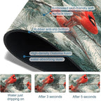 Winter Sink Faucet Absorbing Mat Cardinal Christmas Super Absorbent Fast Drying - Image 3