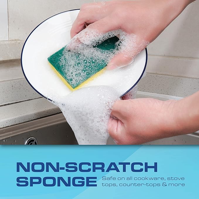 SCRUBIT 48 Pack Kitchen Sponges Dish Sponge - Image 5