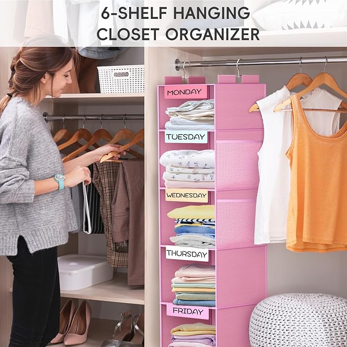 VERONLY Weekly Hanging Closet Organizer - Image 6