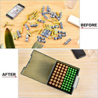 FULLCASE Battery Storage Organizer Holder Holds 72 AA AAA Batteries, Box Cases - Image 3