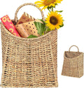Woven Hanging Seagrass Baskets, Hanging Wall Wicker Basket, Handmade Organizer by SIEUSALEVN