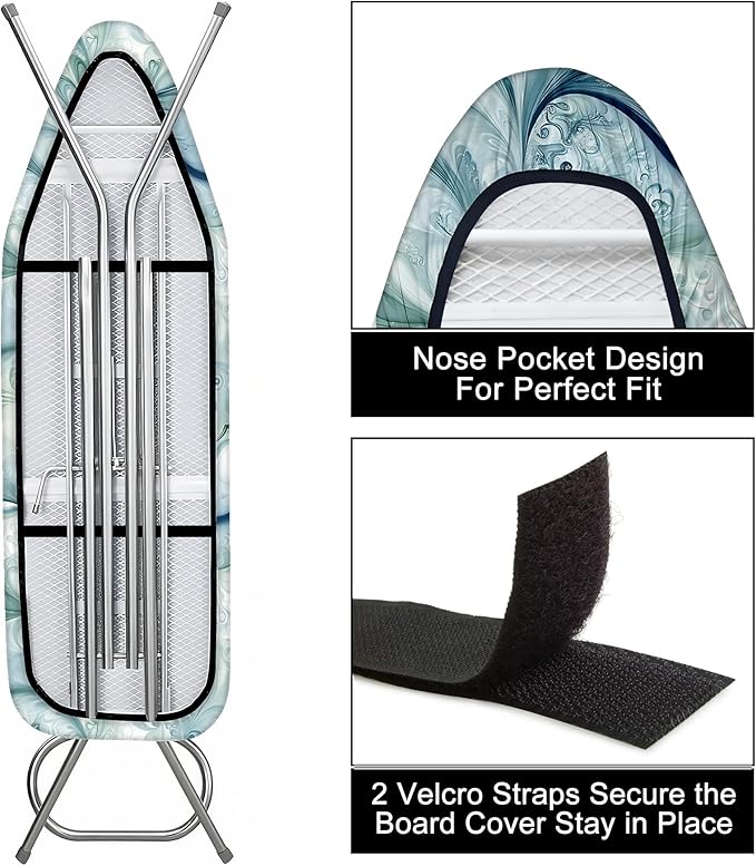 Quick Install Ironing Board Cover 17" x 55" Ironing Board Cover - Image 3
