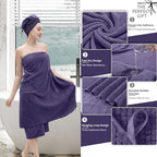 Extra Large Bath Towel Set of 4, Oversized Bath Sheet Super Soft Highly - Image 3