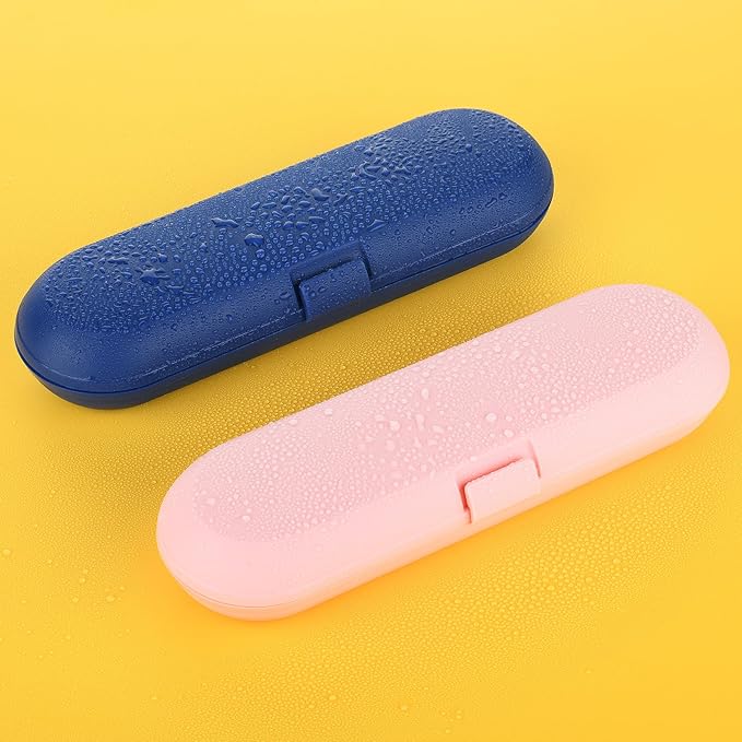 Cosmos Pack of 2 Plastic Travel Case Toothbrush Carrying Case Holder Container - Image 6