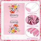 Geyoga 6 Pcs Spring Floral Kitchen Towels Flamingo Dish Hand Towels Sunflower - Image 5