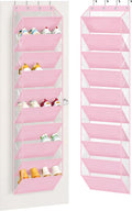 AOODA 10 Tier Clear Over the Door Shoe Organizer Storage, Deep Pockets Large by AOODA