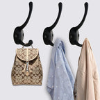 IBosins 12 Pack Black Coat Hooks Wall Mounted - Image 6