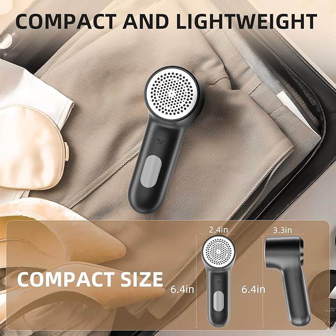 Fabric Shaver, Electric Lint Remover, Rechargeable Lint Shaver, Household - Image 4