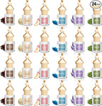 AROIC 24 Pack Car Air Freshener Diffuser, Long Lasting Hanging Fragrance by AROIC