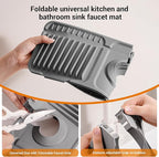 Faucet Mat for Kitchen Sink, Snap-On Design & 7°slope Fast Drain, Folding Sink - Image 6