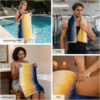 SEMAXE Colorful Bath Towel Set, 100% Cotton Bathroom Towels - Image 5
