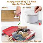 eyxformula Wooden Cotton Swabs, Sustainable Bamboo Sticks & Soft Tips, Natural - Image 4