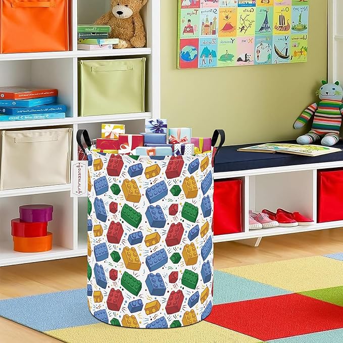 QUEENLALA Large Storage Basket, Laundry Hamper/Bathroom/Home Decor/Collapsible - Image 7