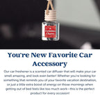 C&E Craft Co Hanging Car Air Freshener Diffuser 2 Pack, Long Lasting Fragrance - Image 4