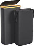Slim Laundry Hamper, 60L Waterproof Narrow Laundry Basket by Foluck