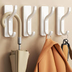 niffgaff Wall Hooks for Coat and Towel: 13lb Adhesive Door Hanger Stick On - Image 9