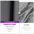 PURPLE LEAF 10 Feet Patio Umbrella with Base Outdoor Cantilever Solar Powered LED Swivel Square Umbrella Aluminum Offset Umbrella with 360-degree Rotation for Garden Deck Pool Patio Light Grey - Image 4