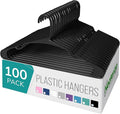 NEATERIZE Clothes Hangers Plastic 100 Pack by Neaterize