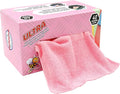 Microfiber Cleaning Cloth, Lint-Free Shop Towels Reusable, Bulk Rags in a Box by KICKLEEN