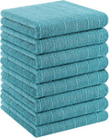 Homaxy 100% Cotton Terry Kitchen Towels, Checkered Designed, Soft and Super by Homaxy