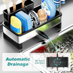 Ewaiira Stainless Steel Sink Caddy, Sponge Holder - Image 5