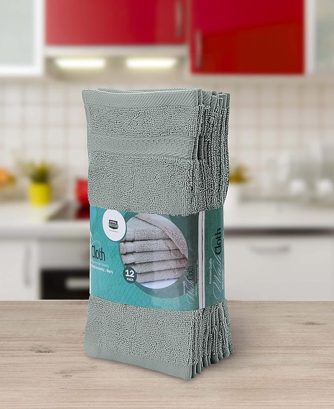 Utopia Towels 12 Pack Premium Wash Cloths Set, 12 by 12 Inches, 100% Cotton - Image 7