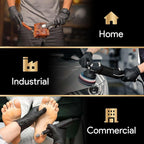 FifthPulse 6 Mil Black Nitrile Gloves, Heavy Duty Mechanic and Food Grade Glove - Image 7