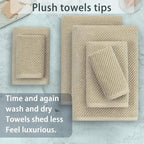 VOOVA & MOVAS Tan Bath Towels - Image 5