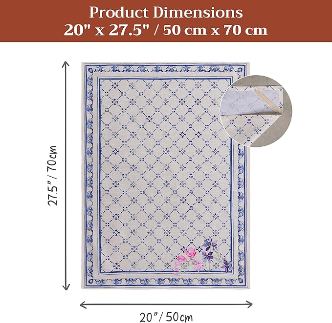 Maison d' Hermine Kitchen Towels Set of 3 100% Cotton 27.50" x 20" Reusable - Image 7