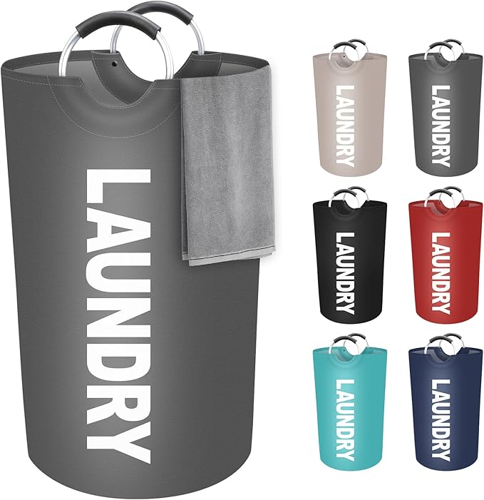StorageRight 90L Large Laundry Basket, Laundry Hamper, Dirty Clothes Hamper by StorageRight