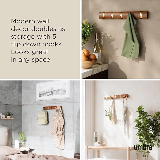 Umbra Flip Wall-Mounted Coat Rack - Image 4