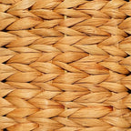 PINXIURY Bathroom Wicker Trash Can Handwoven Wicker Waste Basket - Image 6