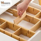 FILWH Bamboo Drawer Dividers - Image 4