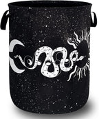 Funny Snakes Laundry Basket Oxford Cloth Sun Starry Sky Moon Laundry Hamper by Unknown