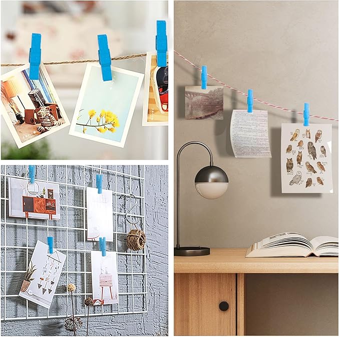 1.35 Inch Mini Clothes Pins for Photo100 Pcs - Image 4